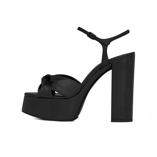 SAINT LAURENT 145mm Leather Platform Sandals