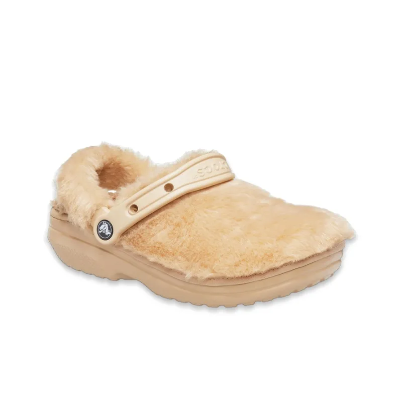 Crocs Classic Fur Sure Clogs 'Chai' Women's-2