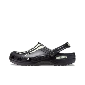 Crocs Classic Clog Pleasures Skeleton Black Glow