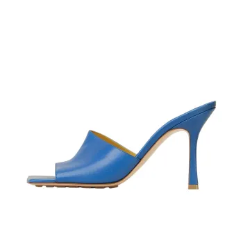 Bottega Veneta Stretch Slide Slippers Women's Aqua Blue