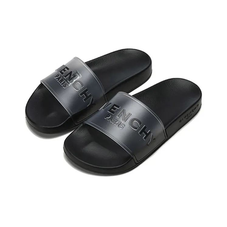 Givenchy Slides Sandals Transparent White Black-2