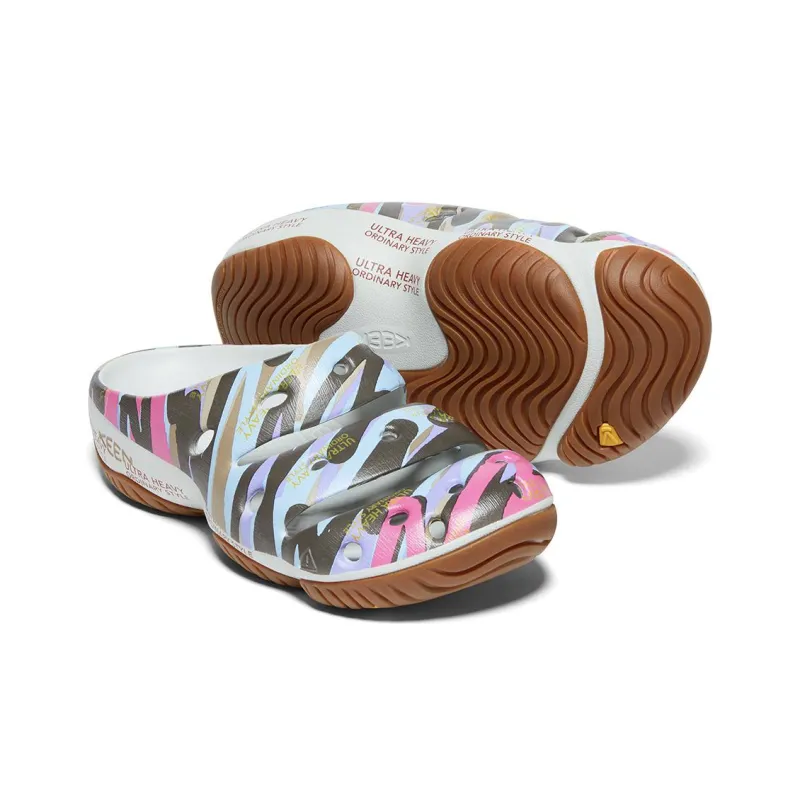 KEEN Yogui Artsfull Slide Slippers Men's Black Stripes/Multicolor-2