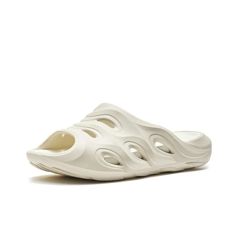 XTEP Quiet Slide Slippers Men's Milk Tea White-1