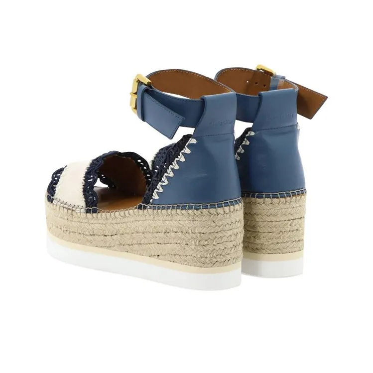 See By Chloe Glyn Strap Sandals Women's Blue-3