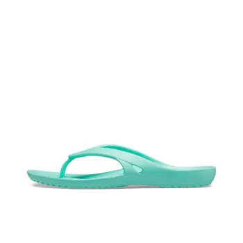 Crocs Kadee 2 Cozy Non Slip Sports Slippers Green Women's