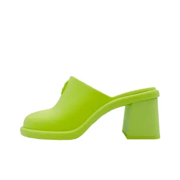 MIU MIU Closed Toe Slippers Women's Neon Green