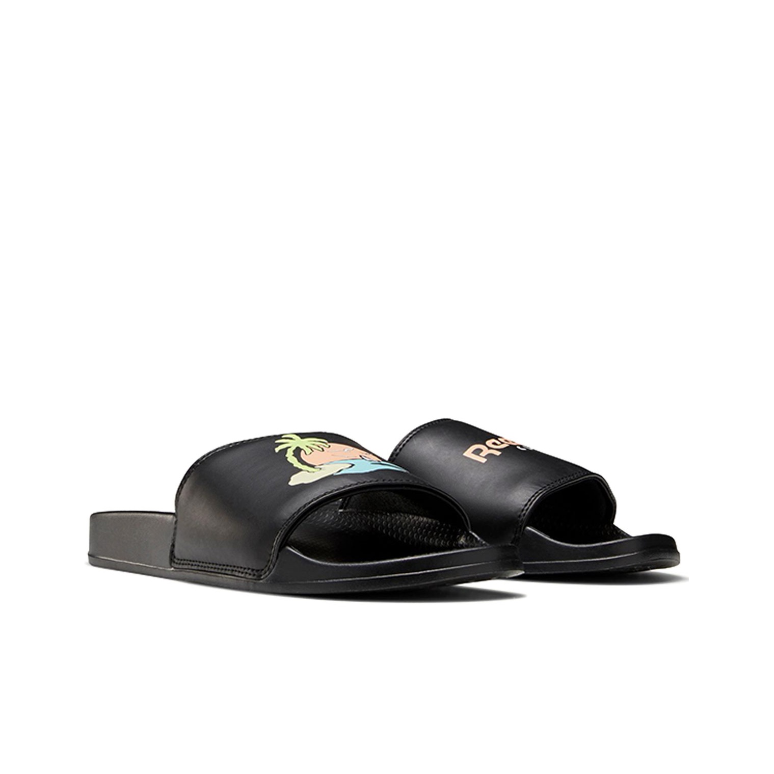 Reebok black slippers online