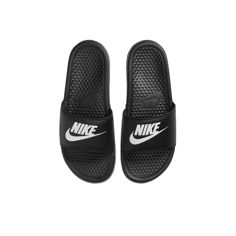 Nike Benassi Jdi Black White Slippers Women's-2