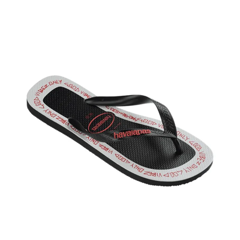 Havaianas Top Goodvibez FC Slippers Unisex Black Red-2