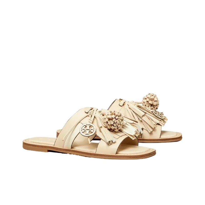 TORY BURCH Stylish Sandals Women's Ecru-1