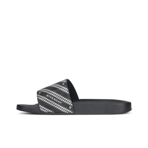 Givenchy Chain Flat Sandals Black