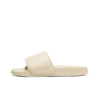 Skechers Side Lines EVA Slip Resistant Abrasion Resistant Casual Slippers Women's Beige