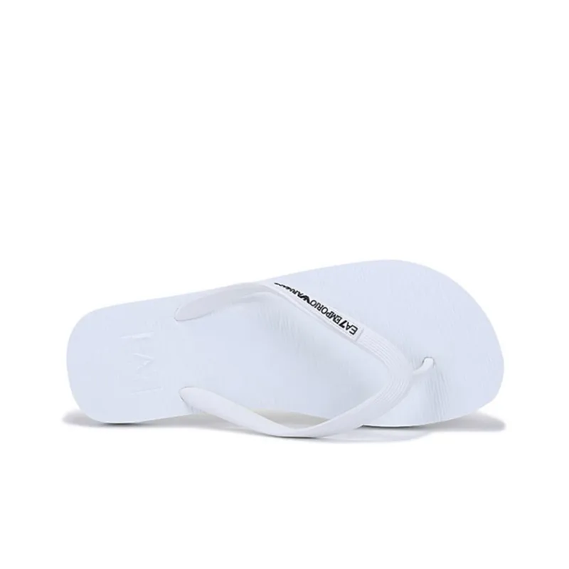 EMPORIO ARMANI EA7 Flip Flops Men's White-4