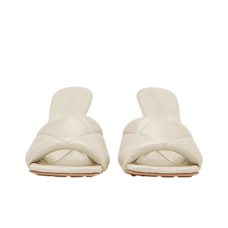Bottega Veneta Lido Stylish Sandal Women's Sea Salt White-2
