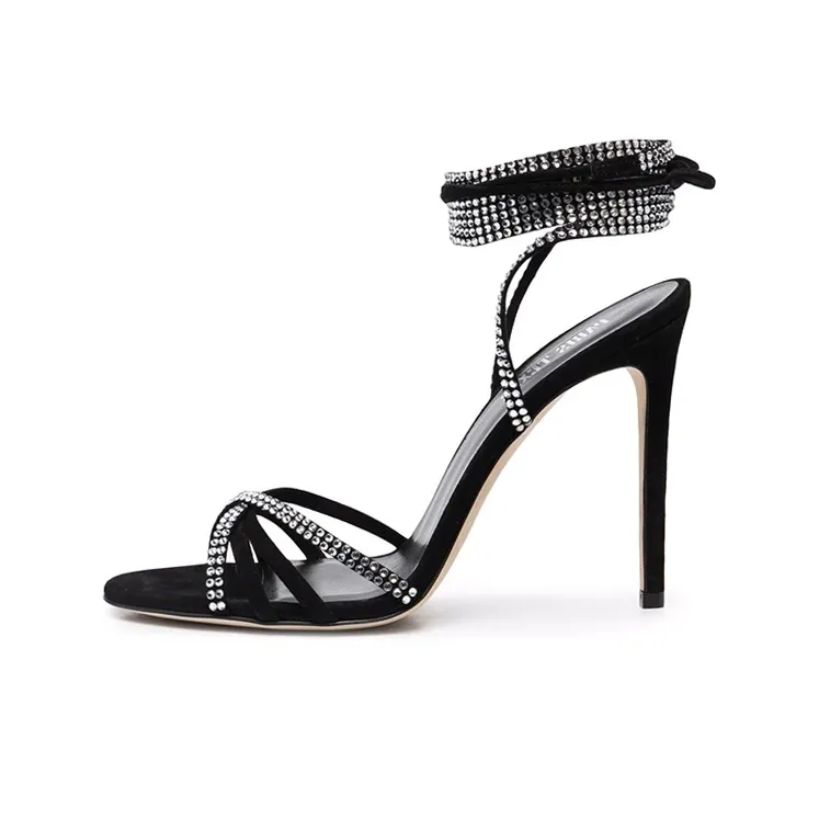 Paris Texas Holly Nicole Crystal-embellished Sandals-0