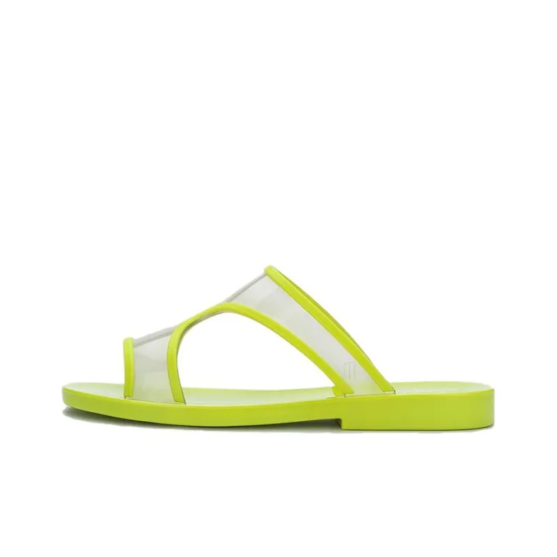 Melissa Slide Slippers Women's Orange/Light Purple/Bright Black/Neon Pink/Neon Green-3