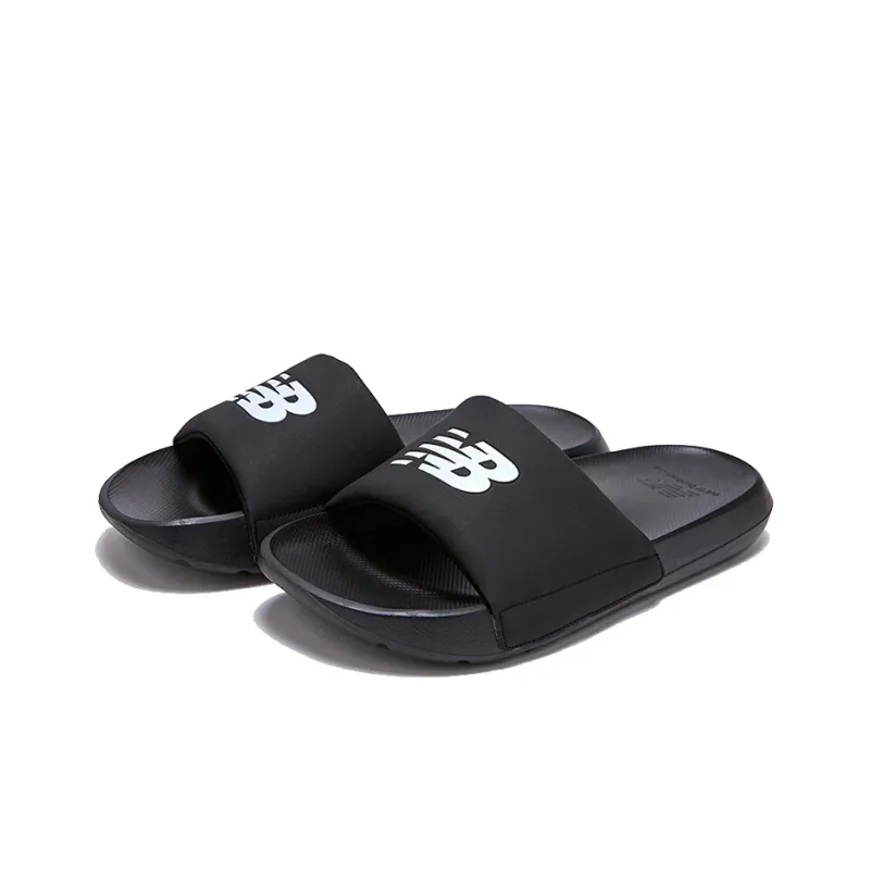 New Balance 6301 Series Casual Unisex Black White Korean Version Slippers 'Black White'-2