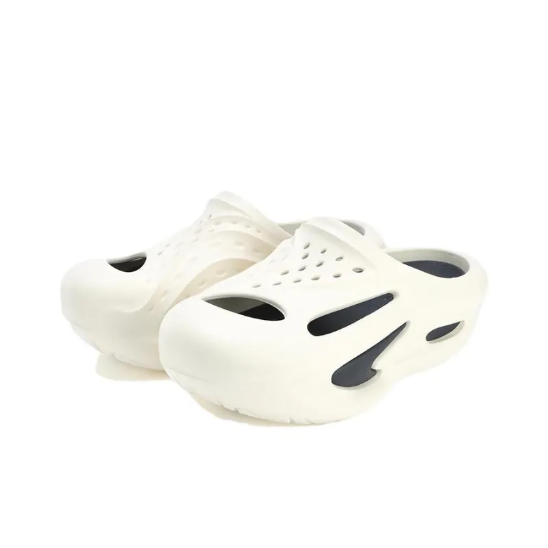 FILA FUSION Shell Slipper Cut-Out Slide Slippers Women's White Black-2