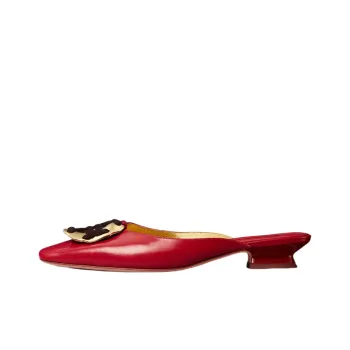 TORY BURCH Wrap-toe Slippers Women's Red