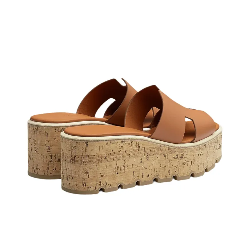 HERMES Eze Slip Resistant Slide Slippers Women's Brown-4