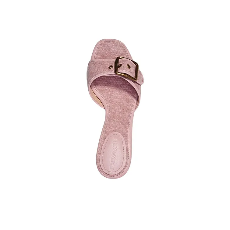 COACH Margot Slide Slippers Women's Pink-3