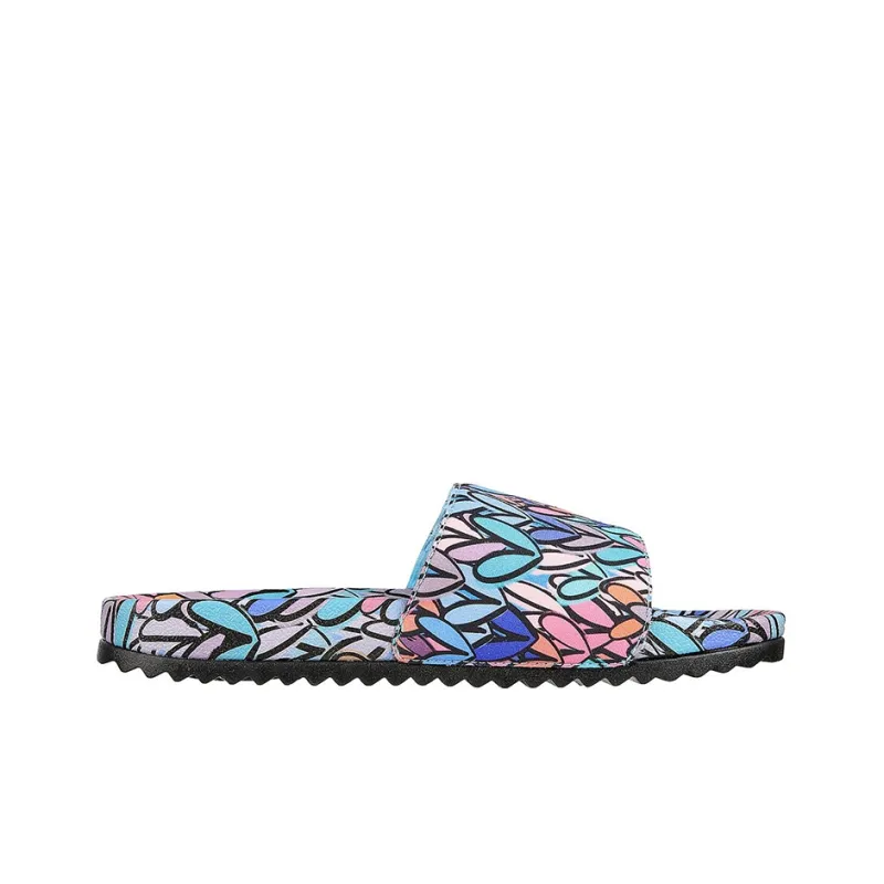 Skechers Bobs Slide Slippers Women's Black/Multicolor-1