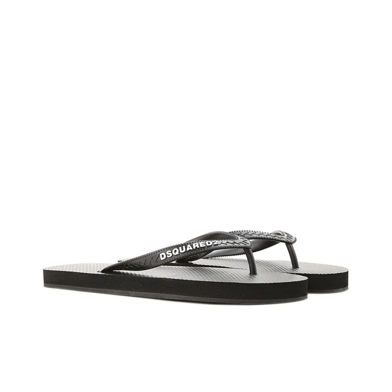 DSQUARED2 Logo Flip Flops-2