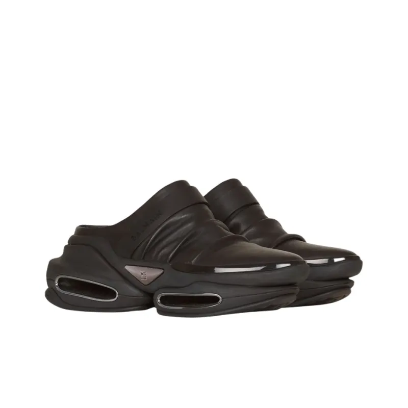 BALMAIN B-Bold Stylish Sandals Men's Black-1