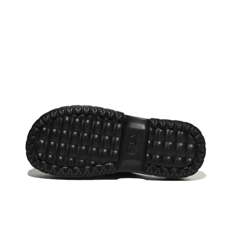 FILA Sports Slippers Unisex Black Korean Style-5