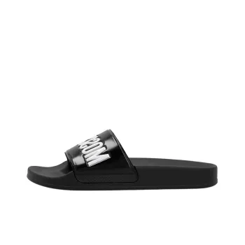MOSCHINO Logo Pool Slides