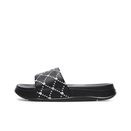 FILA FUSION Como Slippers 'Black White' Women's