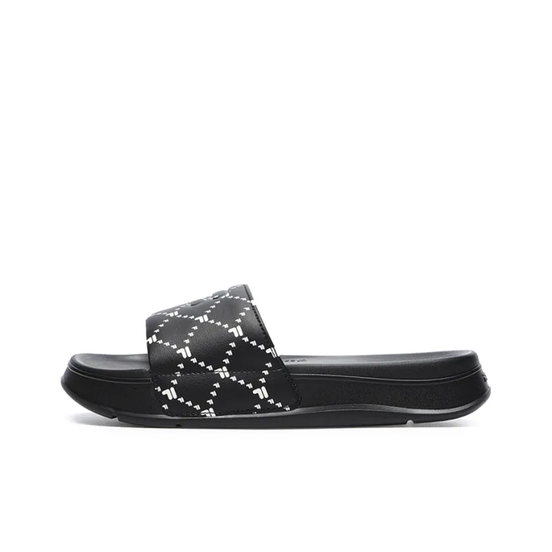 FILA FUSION Como Slippers 'Black White' Women's-0
