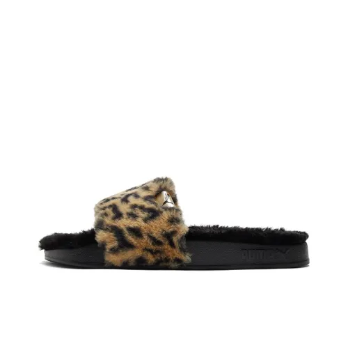 PUMA Leadcat 2.0 Slide Slippers Women's Black/Yellow