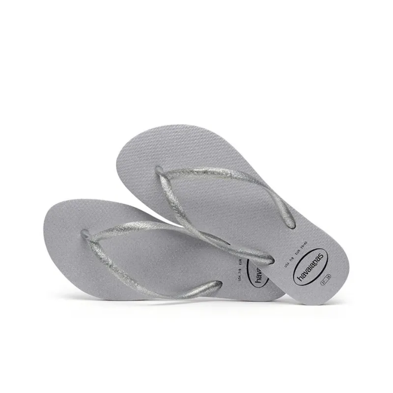Havaianas Slim Gloss Stylish Sandals Unisex Bean Gray-1