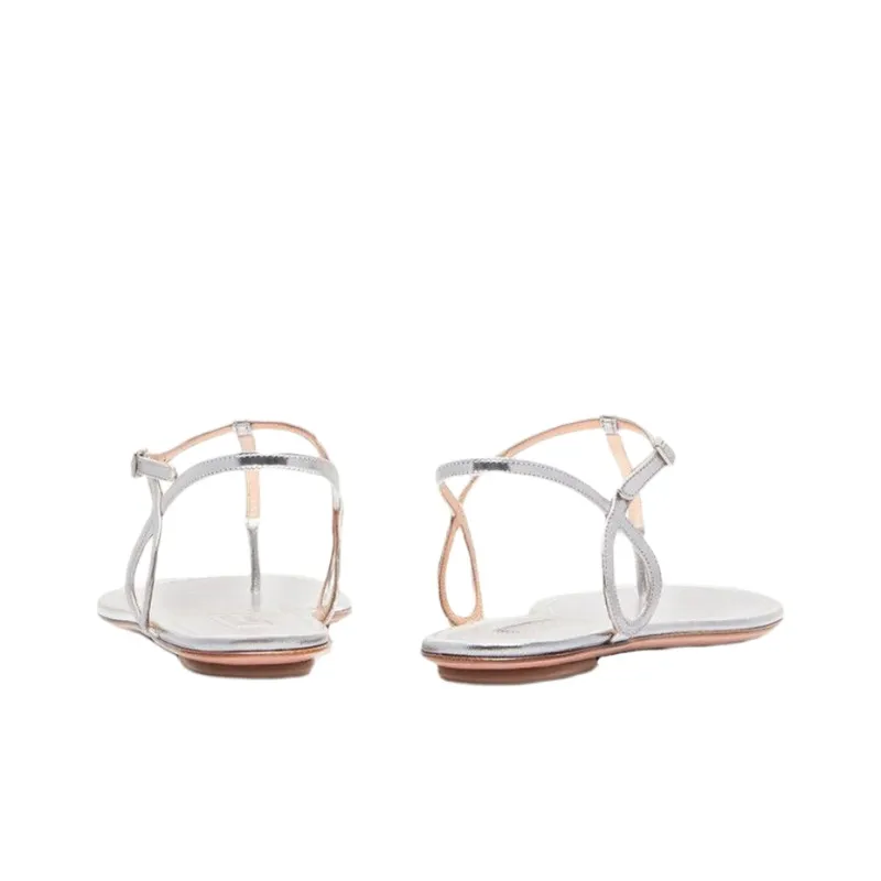 AQUAZZURA Almost Bare Flat Sandals-3