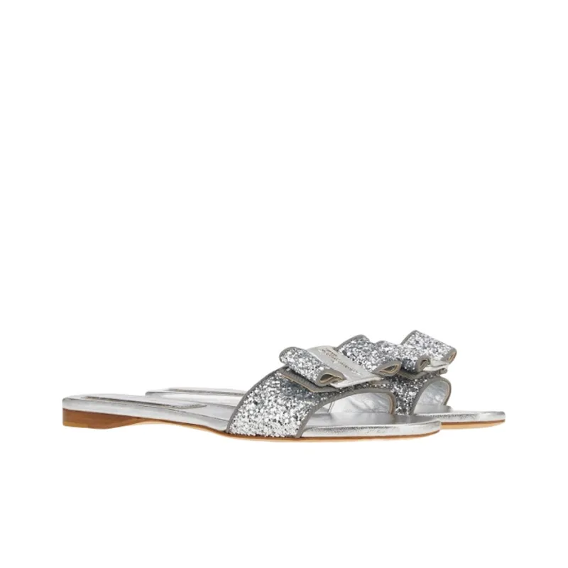 FERRAGAMO Viva Cool Drag Women's Silver-1