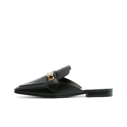 GIVENCHY Eden Wrap-toe Slippers Women's Black