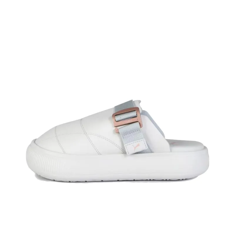 PUMA Suede Mayu Leather Mule Nimbus Cloud Women's-0