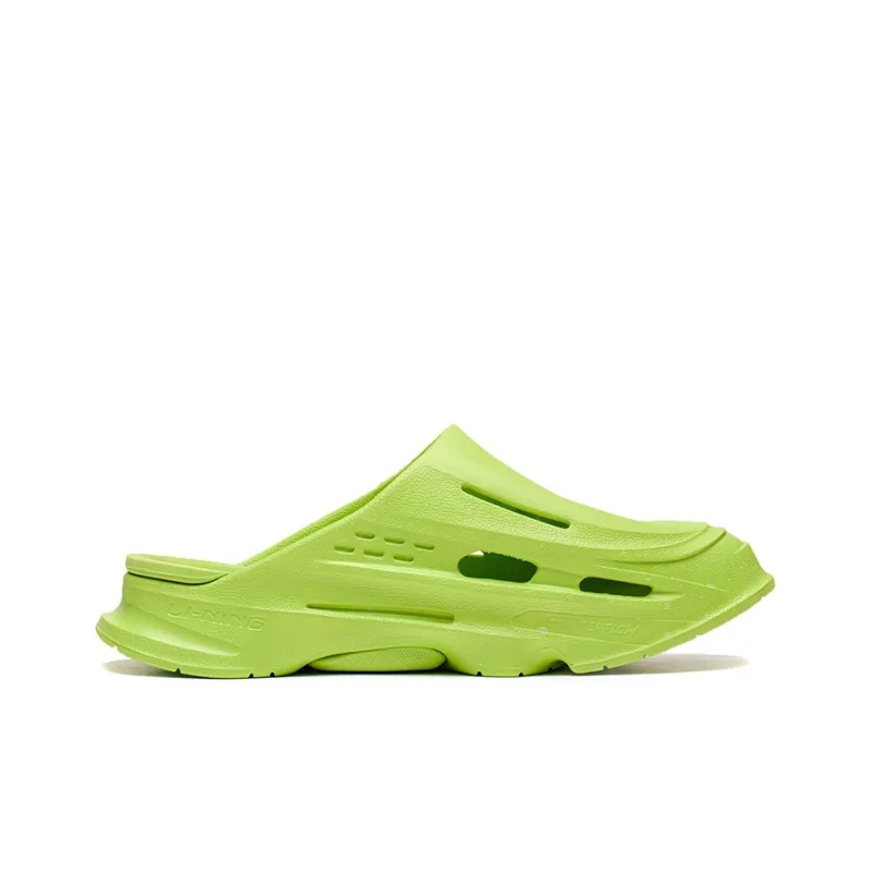 LiNing Hiking Slipper Slide Slippers Unisex Green-1