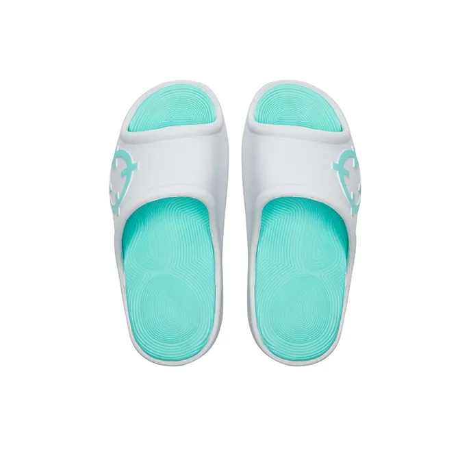 RIGORER Skyrim 1 Slide Slippers Men's White Green-3