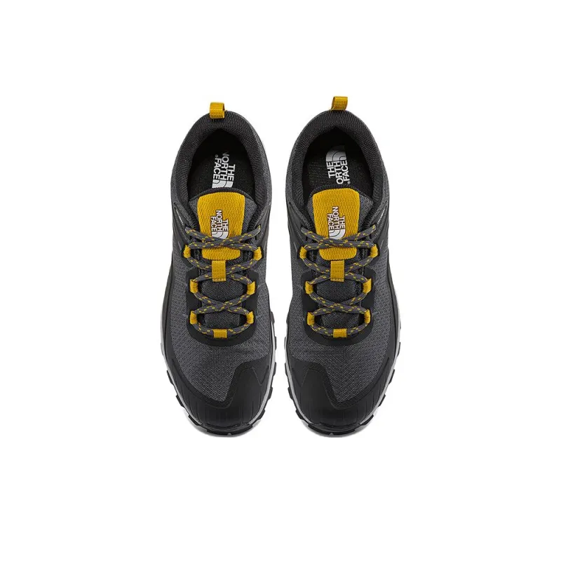 THE NORTH FACE Cragmont Waterproof Hiking Shoes 'Black Grey Yellow'-2