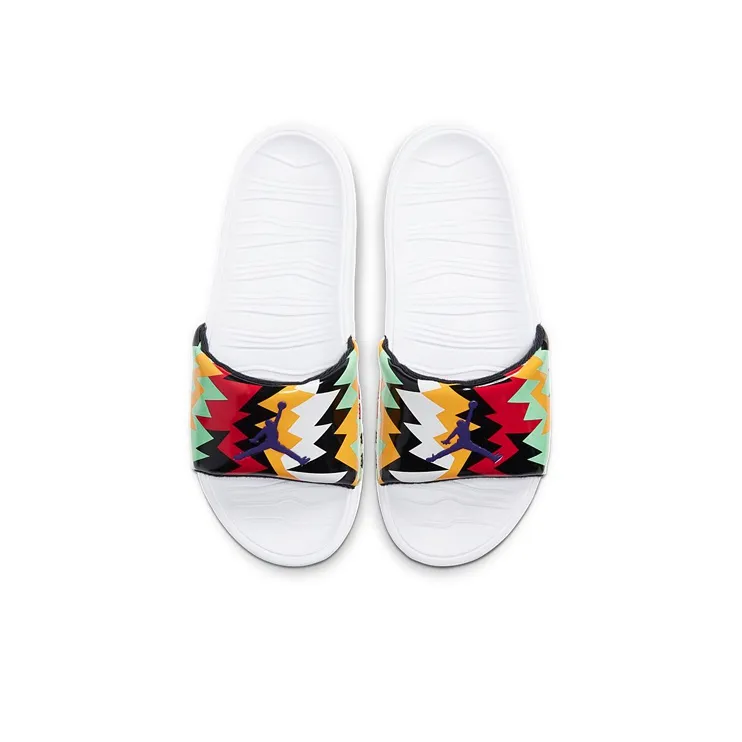 JORDAN Break Slide 'White Multi Color'-3