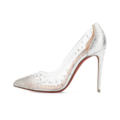 Christian Louboutin High Heels Women's Silver