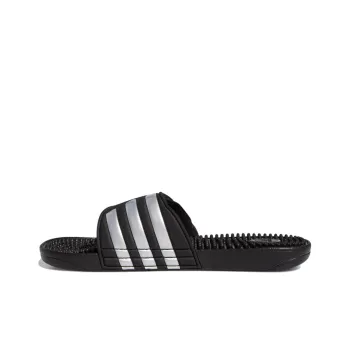 Adidas Adissage Slides Black/Silver Women's