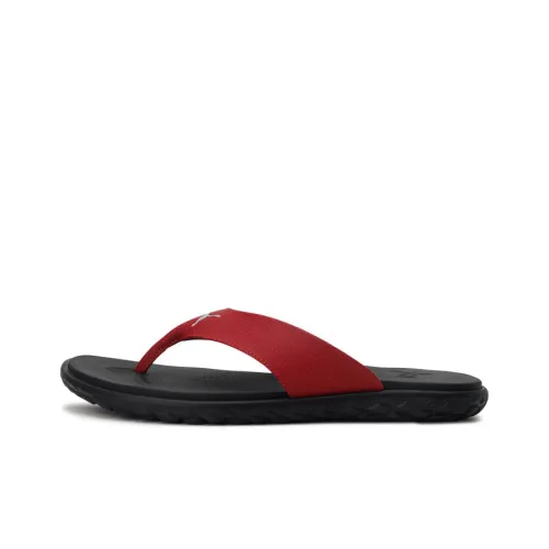 PUMA Galaxy Comfort Slide Slippers Men Black/Red