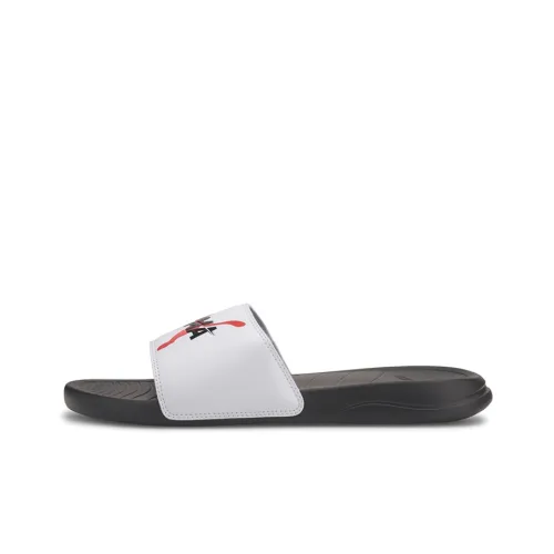 PUMA Popcat 20 CS Slide Slippers Men Black/White/Red