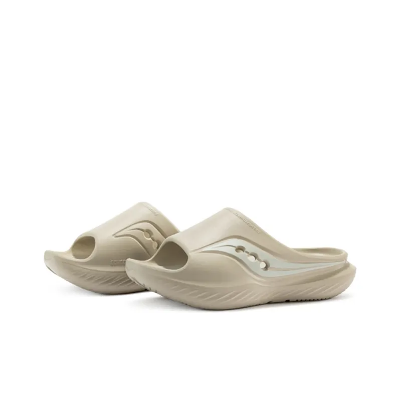 Saucony Cradle EVA Slip Resistant Abrasion Resistant Casual Slippers Unisex Beige-2