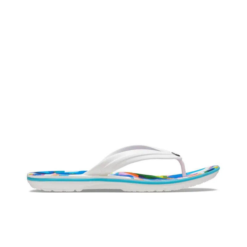 Crocs Classic Bubble Block Slides 'White Multi'-1