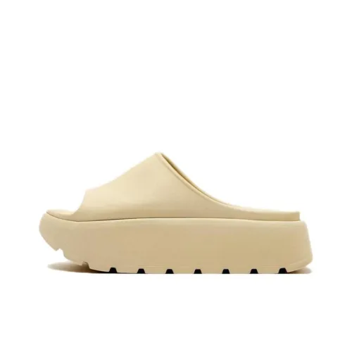 ZARA Slide Slippers Women's Light Apricot Cream