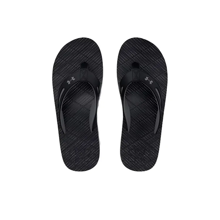 Under Armour Marathon Key 5 Sandal 'Black Stealth Grey'-3